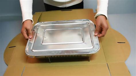Quality 13x9 Inch Food Grade Disposable 25 Pack Half-size Aluminum Foil ...