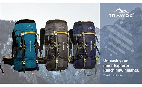 TRAWOC TREKELITE 60L Travel Backpack Hiking Trekking Bag Camping ...