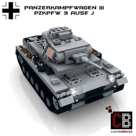 CUSTOMBRICKS.de - LEGO-Custom-WW2-WWII-Panzer-Tank-PzKpfw-III ...