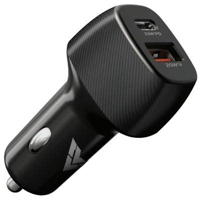 DR VAKU® TROSVOLT 53W Car Charger Dual Port Output Fast Charging Type C ...
