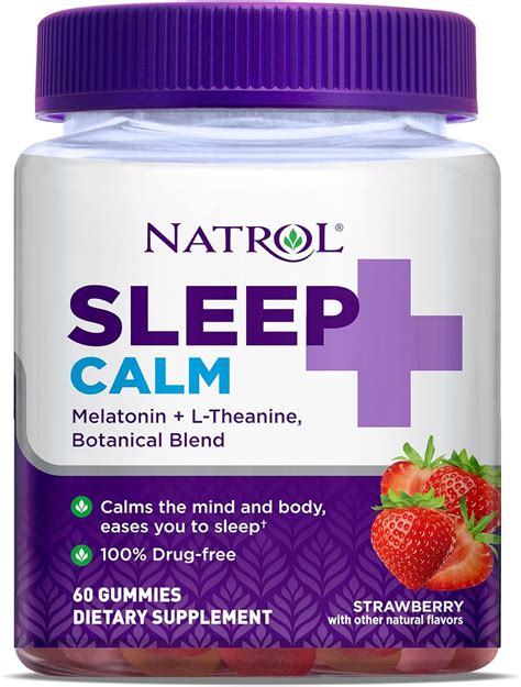 Amazon.com: Natrol Sleep+ Calm, Drug Free Sleep Aid Supplement, Calm an Active Mind, Ease to ...