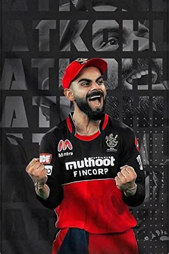 RAINFIRE CREATION Virat Kohli Rcb Poster - 300 GSM 12x18 Unframed ...