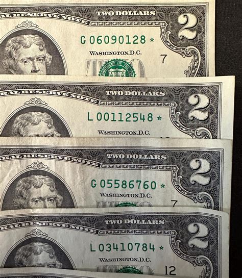 2017 Two Dollar Bill STAR NOTES Rare 2 Dollar Bill Currency - Etsy