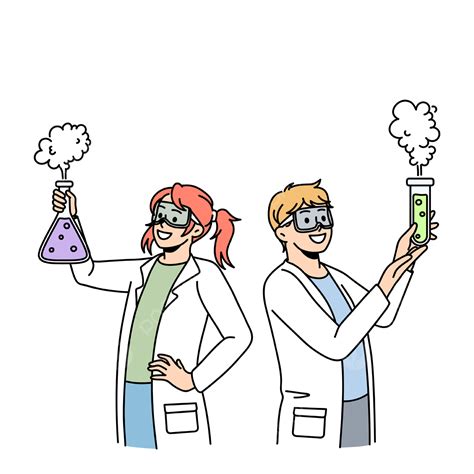 Anak Anak Yang Bahagia Melakukan Eksperimen Sains Di Laboratorium ...