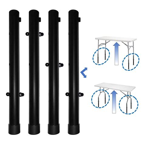 Buy TEH SMART Table Leg Extenders for Folding Table – 4-Pack Table ...