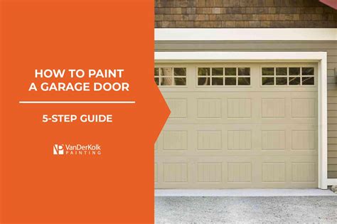 How to Paint a Garage Door (5-Step Guide)