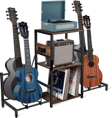 Amazon.com: NantFun Electric Guitar Stand Multiple Guitars,Guitar Floor ...