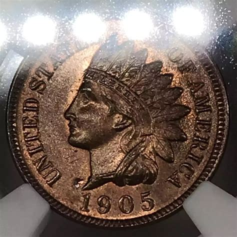 1905 Indian Head Cent NGC MS-64 RB - Old Pueblo Coin