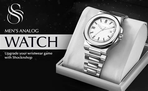 Buy Shocknshop Analogue Stylish Square Dial Date Display Stainless ...