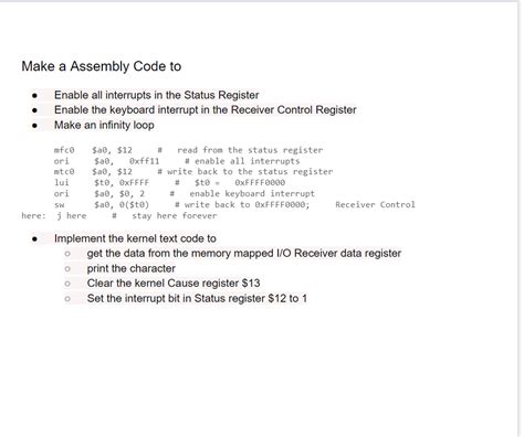 Image result for Interrupt Examples in Assembly