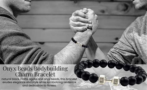 Buy The Key House Natural Black Matte Agate Onyx Beads Body Building ...