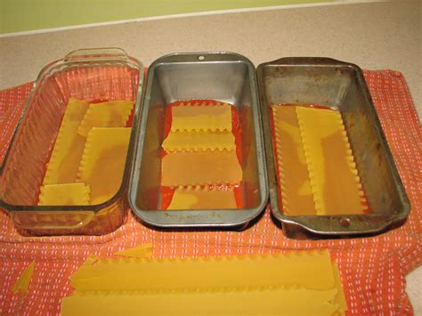 Feeding Four: Easy Bread Pan Lasagna