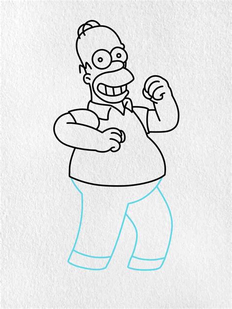How to Draw Homer Simpson - HelloArtsy