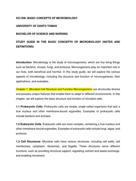 Image result for Microbiology Study Guide