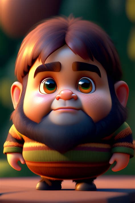 Lexica - Forest dwarf emmanuel macrob as a pixar disney character ...