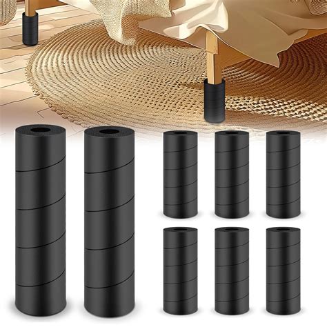 Snapklik.com : YUEYIN 8 Pcs Adjustable Bed Frame Toe Protectors, Bed ...