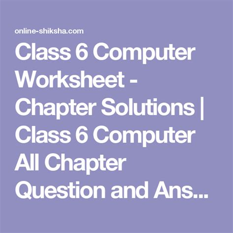 Image result for Class 5th CBSE Computer Chapter 6