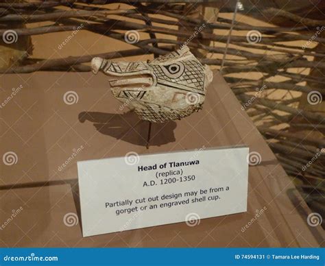 Spiro Mounds Archaeological Center Interior Display With Artwork ...