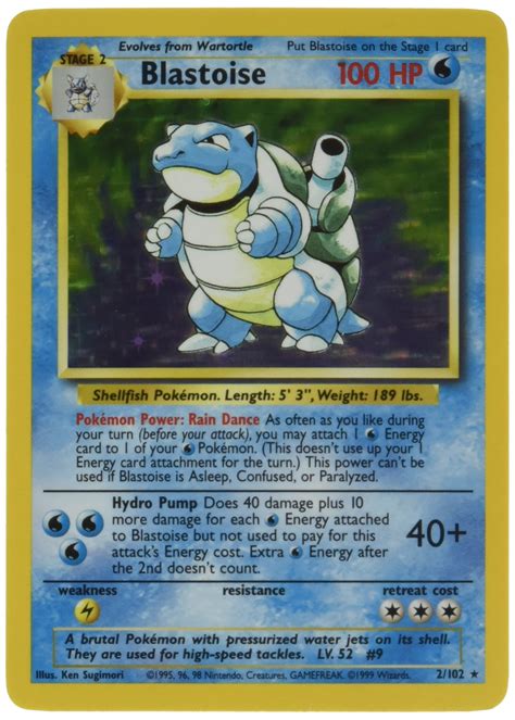 Mega Blastoise Card