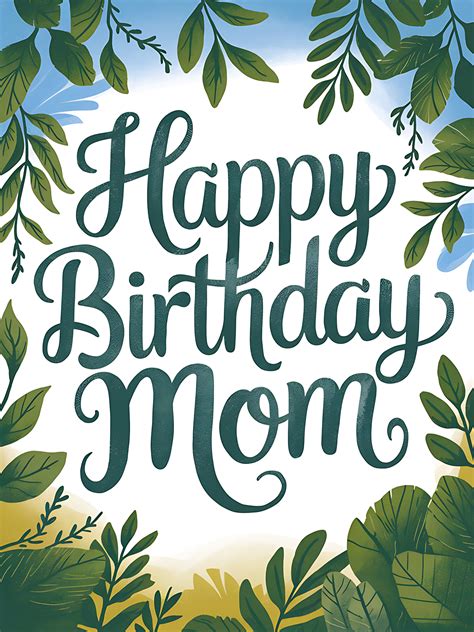 Free Download Happy Birthday Mom Glitter