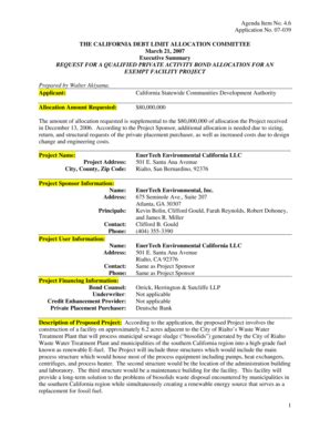 Fillable Online treasurer ca Executive Summary. Executive Summary ...