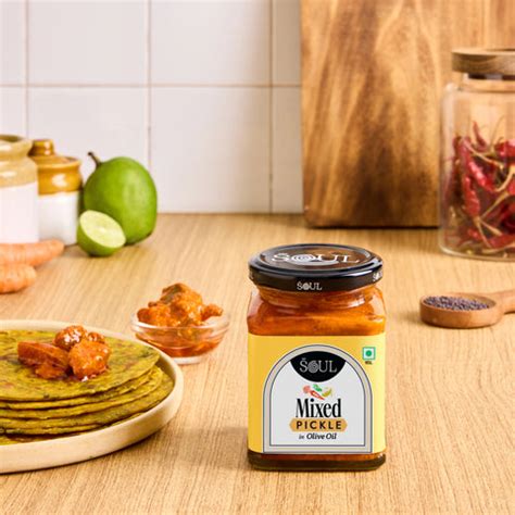 Buy Spicy & Tangy Pickle Mix Combo – Mango, Mixed & Red Chilli | ADF ...