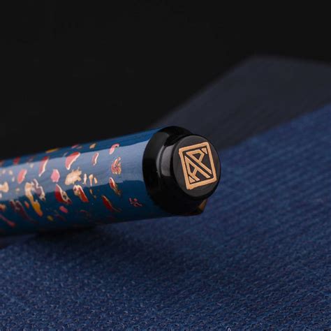 AP Magical Nuri Limited Edition Fountain Pen, Blue - 18K Gold Nib – Makoba