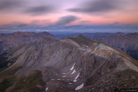 Handies Peak Summit Sunset | San Juan Mountains, Colorado | Mountain ...