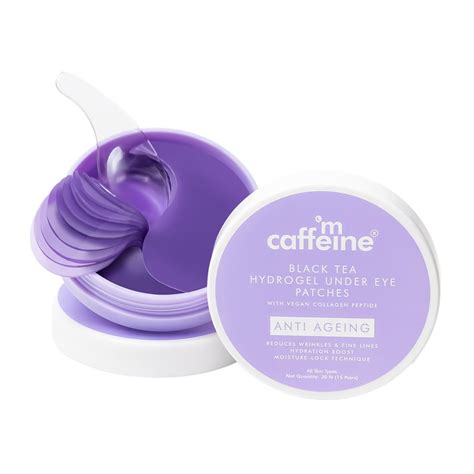 mCaffeine Black Tea Complex™ Anti Ageing Cooling Under Eye Patches with ...