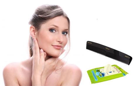 Buy Vega Hand Made Black Comb/Aloevera Wet Wipes, 2 Pieces Online at ...