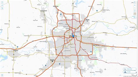 Kansas City, Missouri Map