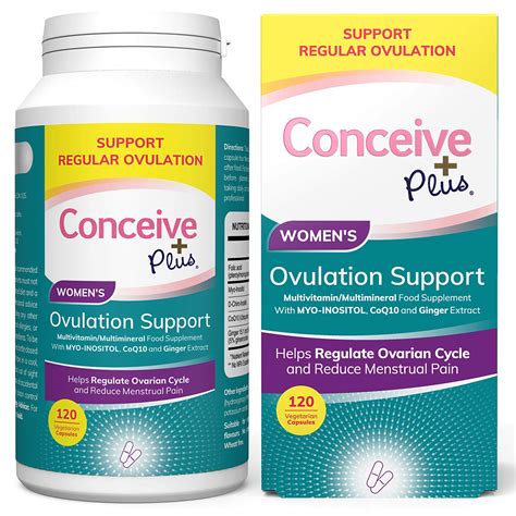 Buy Conceive Plus Ovulation Support - Myo Inositol, CoQ10, Folic Acid ...