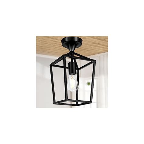 Upgraded】 Semi Flush Mount Ceiling Light, Black India | Ubuy