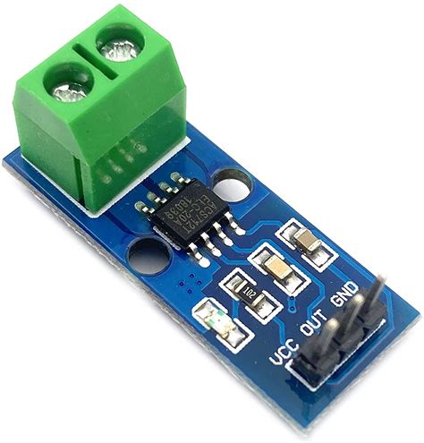 REES52 5A Range AC and DC Current Sensor Module ACS712 Module Highly ...