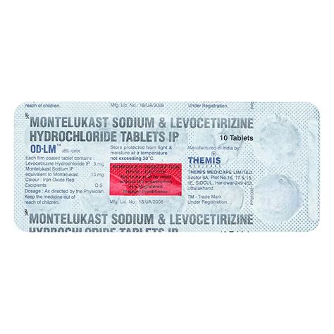 OD - LM - Strip of 10 Tablet : Amazon.in: Health & Personal Care