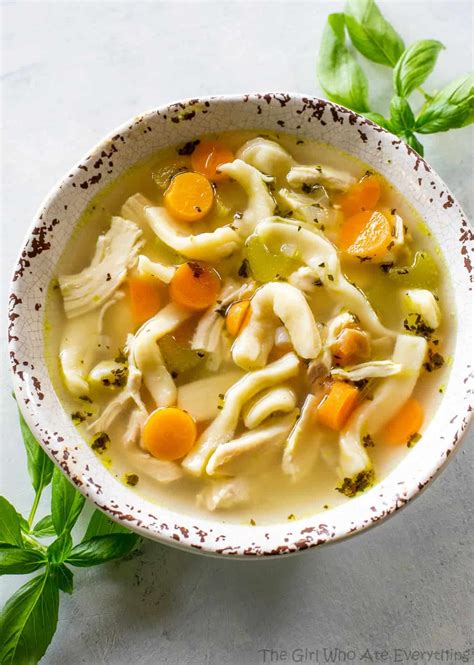 Homemade Chicken Noodle Soup - The Girl Who Ate Everything