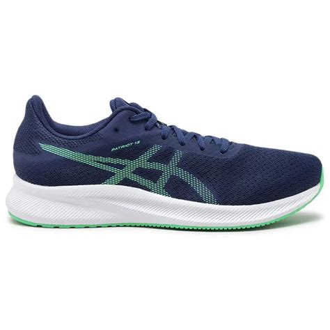 Asics Patriot 13 Running Shoes (BLUE EXPANSE/NEW LEAF) – Sportswing.in