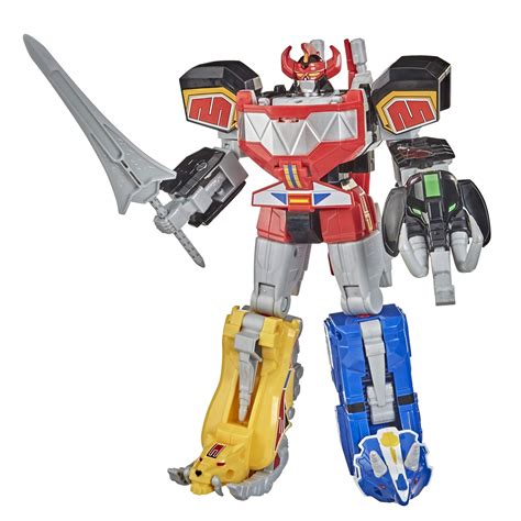 Power Rangers Mighty Morphin Megazord Megapack Includes 5 MMPR Dinozord ...