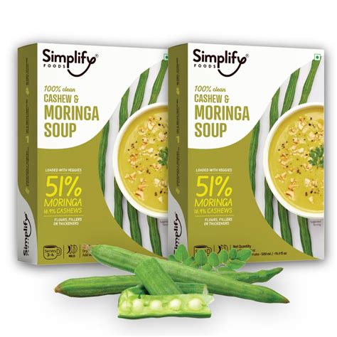 Simplify Cashew & Moringa Soup - Pack of 2 (Serves 5 to 6) I Makes ...