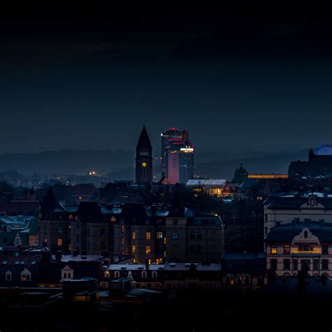 Download wallpaper 2780x2780 tower, buildings, architecture, night ...