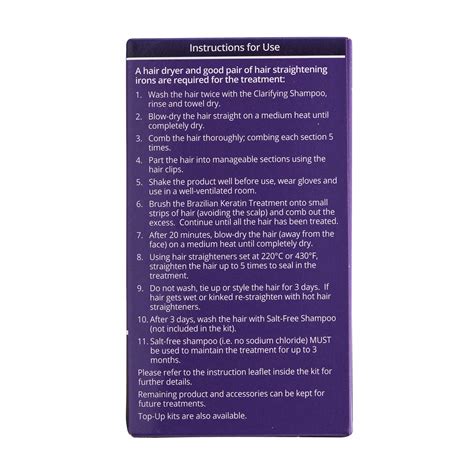 SALON QUALITY KERATIN WITH PROFESSIONAL RESULTS. Brazilian Straight ...