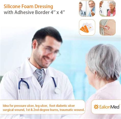 EalionMed Silicone Foam Dressing with Gentle India | Ubuy