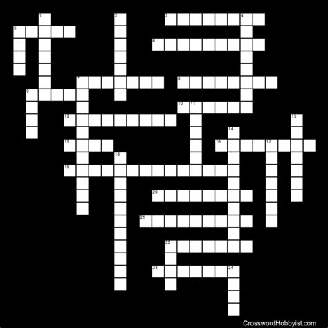 Crossword By Thomas Joseph - Free Printable Crossword