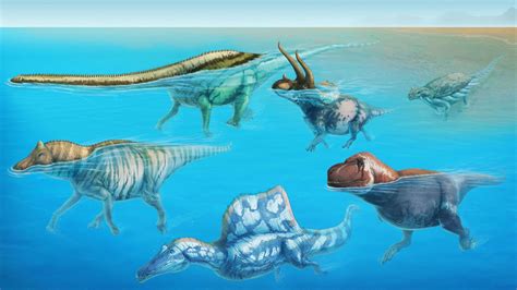 Many dinosaurs could stay above water just as well as humans