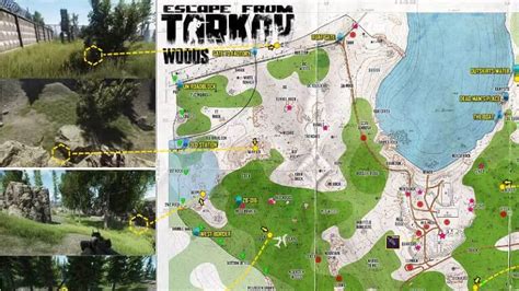 Escape From Tarkov Woods Map 2021 | Extraction Points, Keys, Boss ...