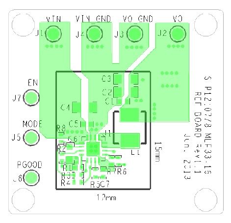 SIP12108DB: 1.8V @ 5A, 2.8 ~ 5.5V in, Buck