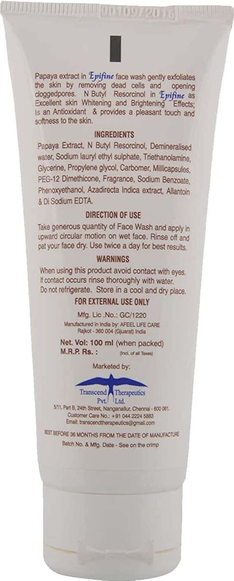 Buy EPIFINE FACE WASH 100ML Online & Get Upto 60% OFF at PharmEasy
