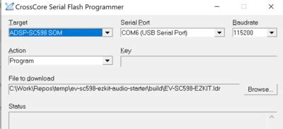 Sharc Audio Module - Program Flash [Analog Devices Wiki]