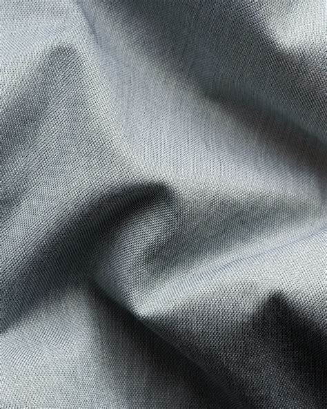 Mid green Solid Twill Band Collar Shirt - Eton