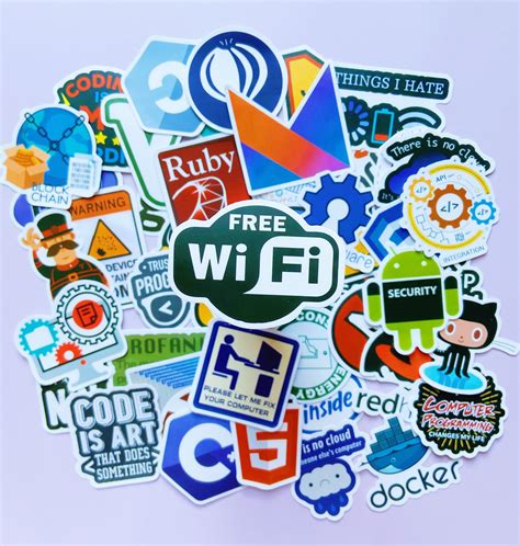 Image result for Funky Coding Stickers